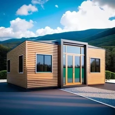 Struttura in acciaio a doppia ala a prova di fuoco Container House 2 camera da letto Espandibile