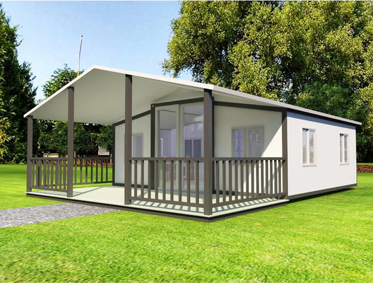 Container di spedizione modulare portatile Casa di lusso Villa mobile Container House 2 camere da letto