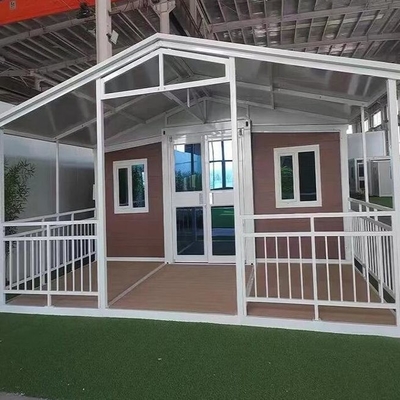 Casa di container prefabbricata di lusso espandibile grado A a prova di fuoco 50mm/75mm EPS tetto