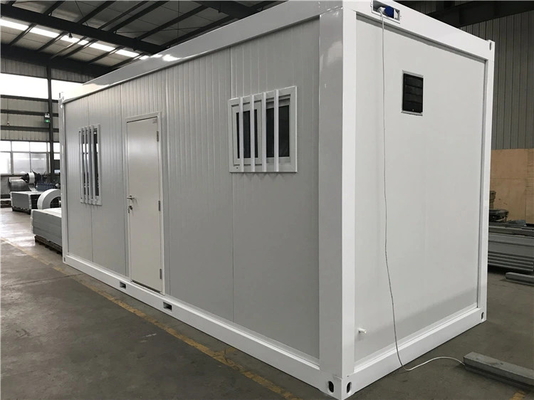 20ft 40ft Flat Pack Container House facile da assemblare struttura in acciaio leggero per la vita di stoccaggio