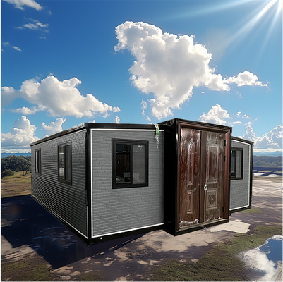 2 e 3 camere da letto Casa contenitore espandibile Modulare Casa contenitore con struttura in acciaio