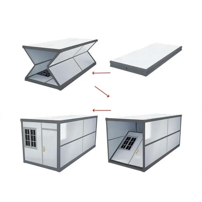 Portabilità Pre-costruito Pieghevole 2 camere da letto Container House 40 piedi Container House