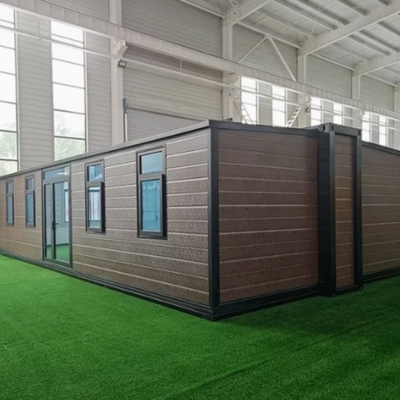 Casa in container all'ingrosso prefabbricata modulare moderna portatile di 40 piedi espandibile con 3 camere da letto